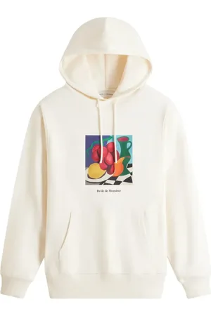 Drôle de Monsieur Hoodie met print