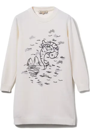 PUCCI Junior Jurk met geborduurd logo