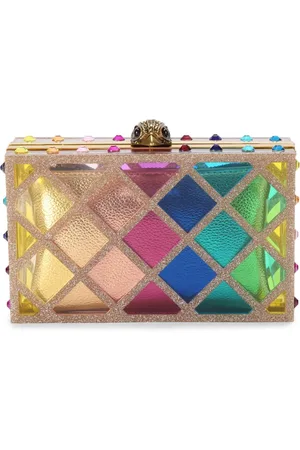 Kurt Geiger Gewatteerde clutch met kristallen