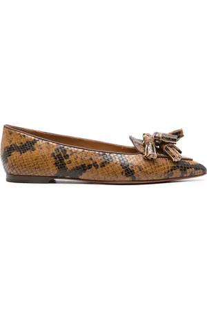 Ralph Lauren Ashtyn loafers met pythonprint
