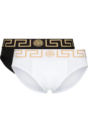 VERSACE Twee slips met Greca design
