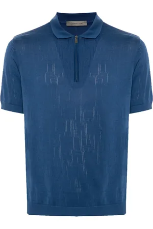 corneliani Poloshirt met jacquard