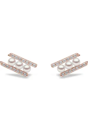 Yoko London 18kt roségouden oorbellen