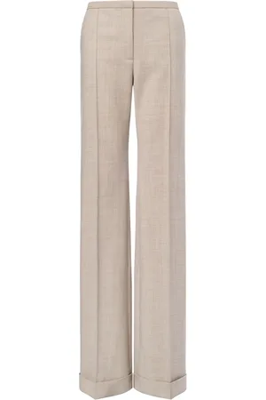 Serafini Gesmockte straight broek