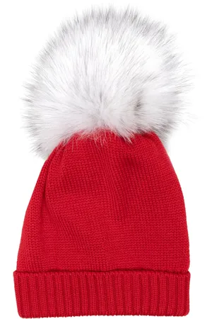 COLORICHIARI Wollen muts met pompon