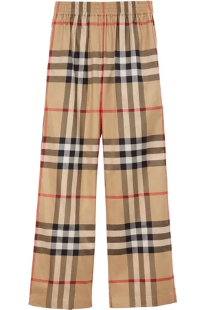 Burberry Geruite broek