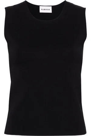 P.A.R.O.S.H. Fijngebreide tanktop