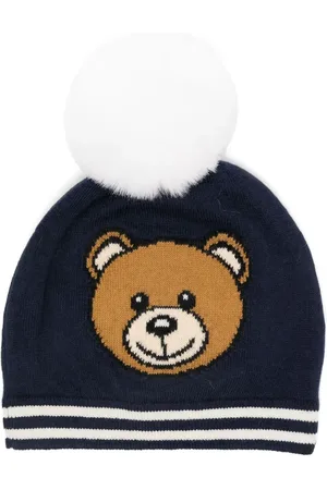 Moschino Intarsia muts met logo
