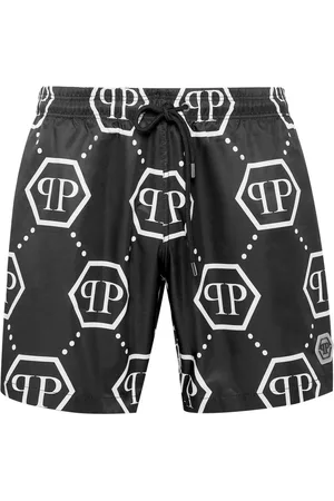 Philipp Plein Zwembroek met monogram