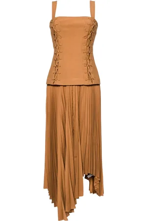 Acler Jurk met veterdetail