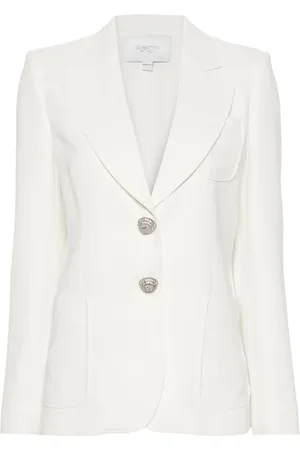 Giambattista Valli Blazer met decoratieve knoop