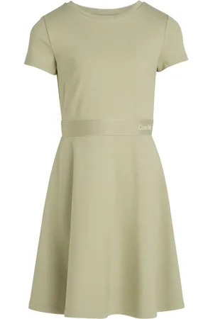 Calvin Klein Flared jurk met logodetail