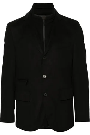 Karl Lagerfeld Blazer met enkele rij knopen en vlakken
