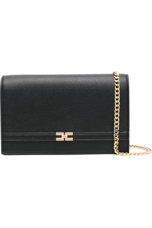 Elisabetta Franchi Clutch met logoplakkaat