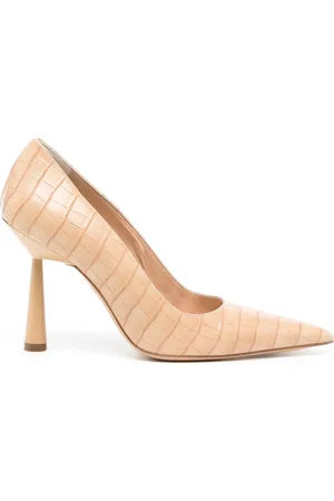 Gia Borghini Balantine 100 pumps met krokodillenleer