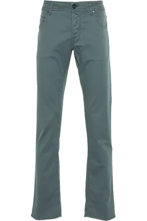 Jacob Cohen Broek met logopatch