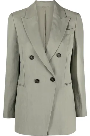 Brunello Cucinelli Colbert met dubbele rij knopen