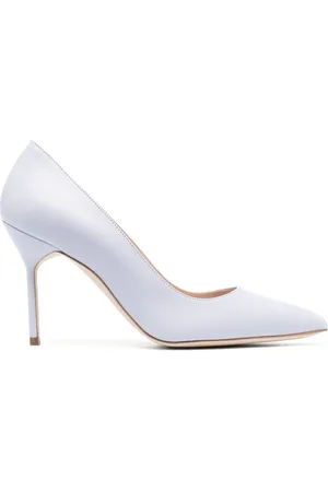 Manolo Blahnik Pumps met metallic