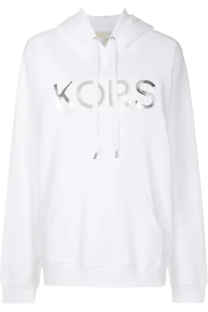 Michael Kors Hoodie met metallic logo