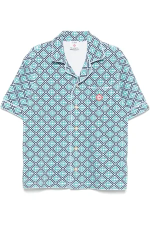 Casablanca Badstof overhemd met monogram