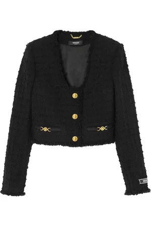 VERSACE Heritage tweed cropped jack