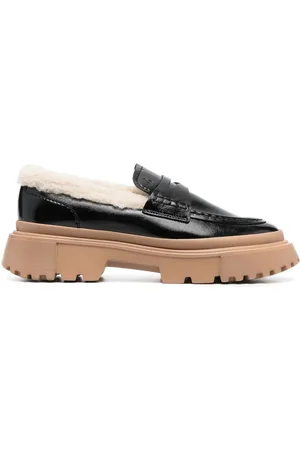 Hogan H629 loafers met chunky zool