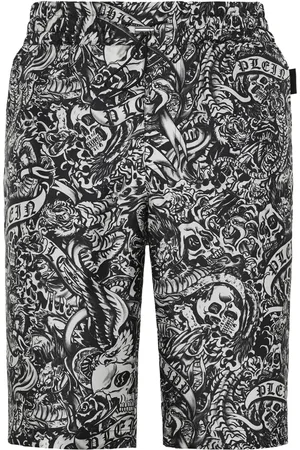 Philipp Plein Zijden shorts