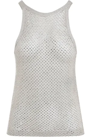 Tom Ford Tanktop met racerback en geborduurde kristallen