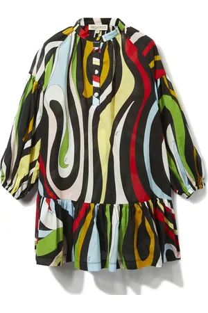PUCCI Junior Jurk met Marmo print