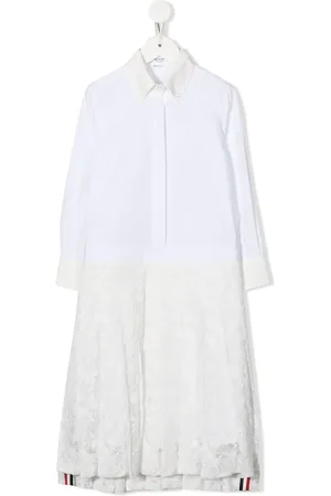 Thom Browne Blousejurk met detail van kant