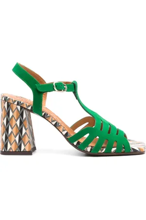 Chie Mihara Pesca sandalen met geometrische print