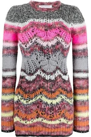Serafini Jurk met zigzagpatroon