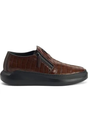 Giuseppe Zanotti Sneakers met krokodillen