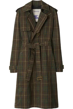 Burberry Geruite trenchcoat