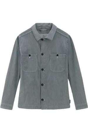 Woolrich Gestreept katoenen shirtjack