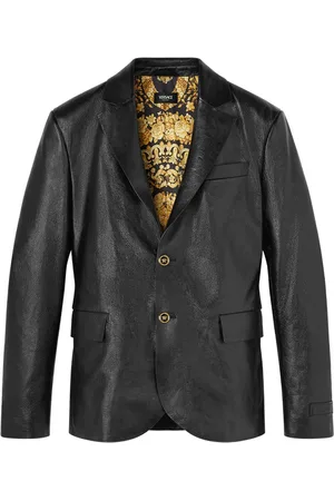 VERSACE Leren blazer