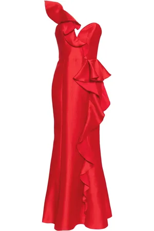 Marchesa Notte Mikado avondjurk