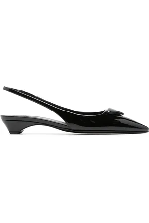 Prada Lakleren slingback pumps