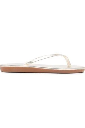 Ancient Greek Sandals Saionara leren teenslippers