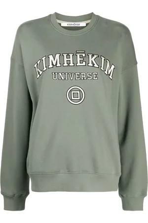 KIMHEKIM Sweater met geborduurd logo