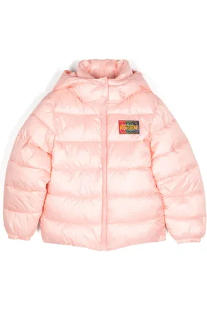Moschino Gewatteerd jack met logopatch