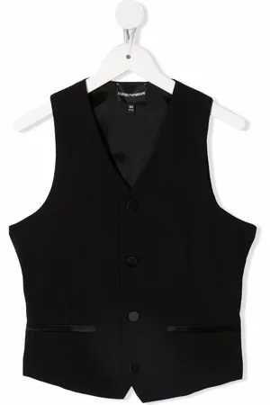 Emporio Armani Gilet met enkele rij knopen