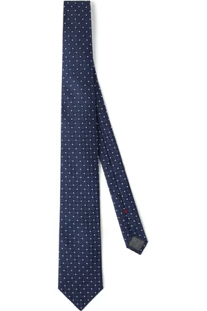 Brunello Cucinelli Stropdas met stippen