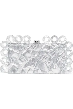 Cult Gaia Harlow clutch met chunky kristallen