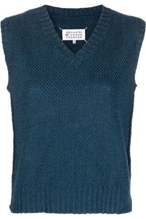 Maison Margiela Mouwloze sweater met weving