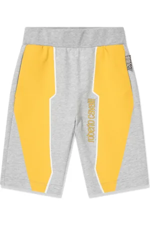 Roberto Cavalli Trainingsshorts met colourblocking