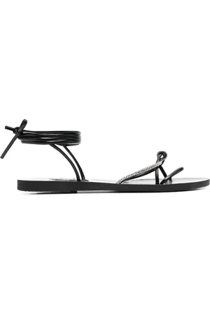 Ancient Greek Sandals Treli sandalen verfraaid met kristal
