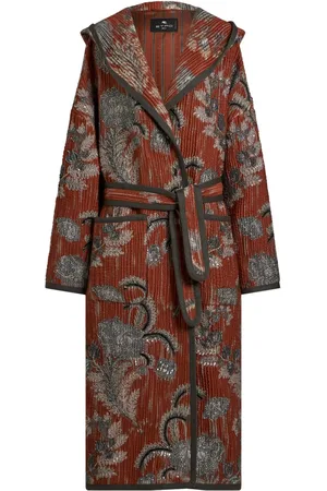 Etro Gevoerde jas met jacquard