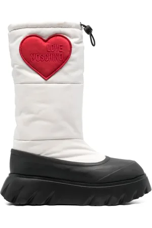 Moschino Laarzen met hartpatch