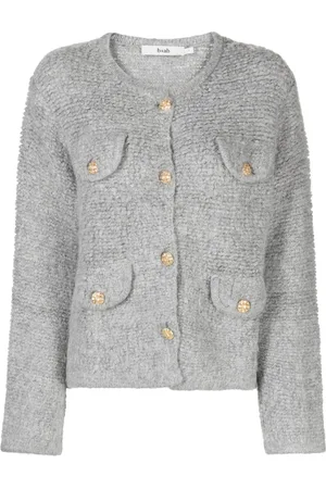 B+AB Vest met klepzak van wolblend